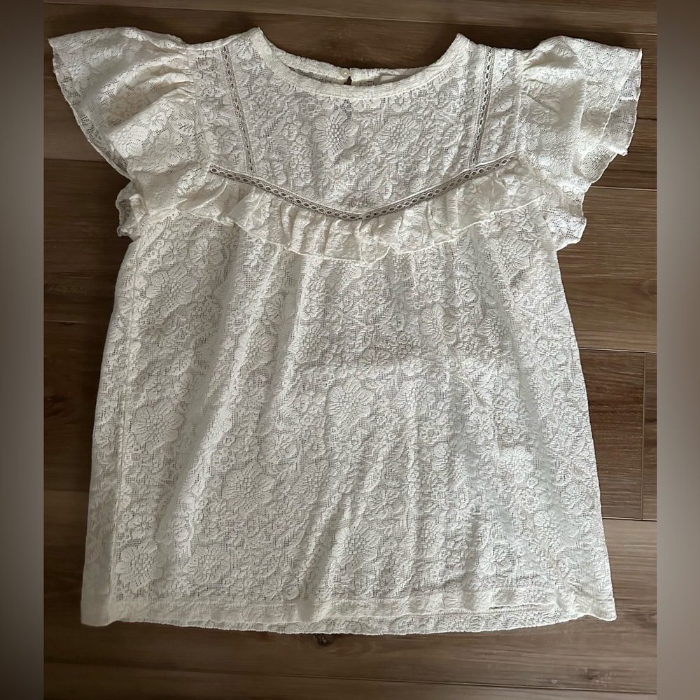 Loft cream blouse, size M, NWOT
